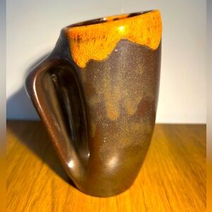 Laurentian pottery unique souvenir mug coffee cups Banff Alberta Canada heavy